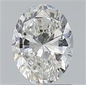 Natural Diamond 0.90 Carats, Oval with  Cut, G Color, SI1 Clarity and Certified by GIA