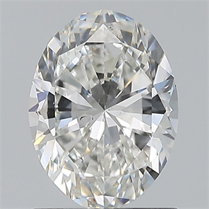 Picture of Natural Diamond 0.90 Carats, Oval with  Cut, G Color, SI1 Clarity and Certified by GIA