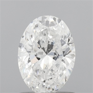 Picture of Natural Diamond 0.76 Carats, Oval with  Cut, E Color, I1 Clarity and Certified by IGI