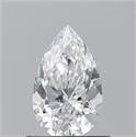 Natural Diamond 0.74 Carats, Pear with  Cut, D Color, VS2 Clarity and Certified by GIA