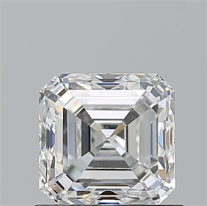 Picture of Natural Diamond 1.01 Carats, Asscher with  Cut, H Color, VS2 Clarity and Certified by GIA