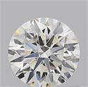 Natural Diamond 0.71 Carats, Round with Excellent Cut, H Color, SI2 Clarity and Certified by GIA