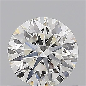 Picture of Natural Diamond 0.71 Carats, Round with Excellent Cut, H Color, SI2 Clarity and Certified by GIA