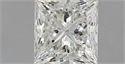 Natural Diamond 1.01 Carats, Princess with  Cut, J Color, VVS1 Clarity and Certified by GIA