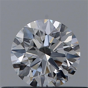 Picture of Natural Diamond 0.40 Carats, Round with Excellent Cut, E Color, VVS2 Clarity and Certified by GIA