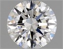 Natural Diamond 0.76 Carats, Round with Excellent Cut, E Color, VVS1 Clarity and Certified by GIA