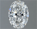 Diamante Natural 0.74 quilates, Ovalado , Color F, claridad VVS1 y certificado GIA