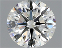 Natural Diamond 0.91 Carats, Round with Excellent Cut, H Color, SI1 Clarity and Certified by GIA