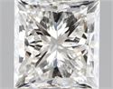 Natural Diamond 1.51 Carats, Princess with  Cut, I Color, VS1 Clarity and Certified by GIA