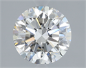 Natural Diamond 2.02 Carats, Round with Very Good Cut, H Color, VVS1 Clarity and Certified by GIA