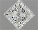Natural Diamond 0.97 Carats, Princess with  Cut, H Color, VVS2 Clarity and Certified by IGI