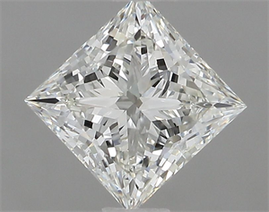 Picture of Natural Diamond 0.97 Carats, Princess with  Cut, H Color, VVS2 Clarity and Certified by IGI