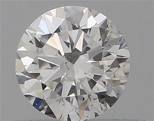 Picture of Natural Diamond 0.40 Carats, Round with Very Good Cut, E Color, SI1 Clarity and Certified by GIA