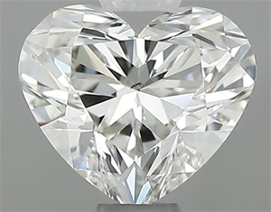 Picture of Natural Diamond 0.52 Carats, Heart with  Cut, J Color, SI1 Clarity and Certified by GIA