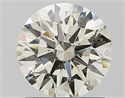 Natural Diamond 1.13 Carats, Round with Excellent Cut, J Color, VS2 Clarity and Certified by IGI