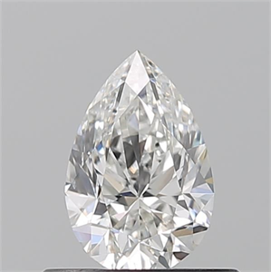Picture of Natural Diamond 0.50 Carats, Pear with  Cut, G Color, VS2 Clarity and Certified by GIA