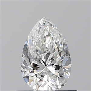 Foto Diamante Natural 0.70 quilates, De pera , Color F, claridad VS1 y certificado GIA de