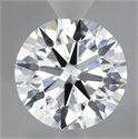 Lab Grown Diamond 2.84 Carats, Round with Ideal Cut, D Color, VS1 Clarity and Certified by IGI