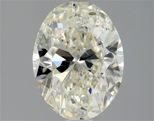 Picture of Natural Diamond 1.50 Carats, Oval with  Cut, J Color, SI2 Clarity and Certified by HRD