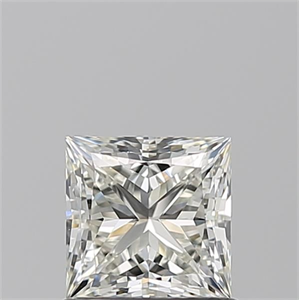 Picture of Natural Diamond 0.90 Carats, Princess with  Cut, K Color, VS1 Clarity and Certified by GIA