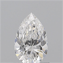 Diamante Natural 0.70 quilates, De pera , Color E, claridad VS2 y certificado GIA