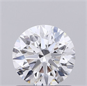Lab Grown Diamond 1.01 Carats, Round with Ideal Cut, D Color, VVS1 Clarity and Certified by IGI