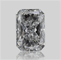 Natural Diamond 0.30 Carats, Radiant with  Cut, D Color, VVS2 Clarity and Certified by GIA