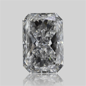 Picture of Natural Diamond 0.30 Carats, Radiant with  Cut, D Color, VVS2 Clarity and Certified by GIA