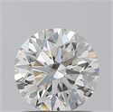 Natural Diamond 0.90 Carats, Round with Excellent Cut, H Color, VS1 Clarity and Certified by GIA