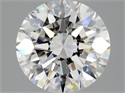Natural Diamond 2.50 Carats, Round with Excellent Cut, E Color, VVS2 Clarity and Certified by GIA