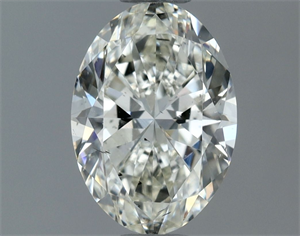 Picture of Natural Diamond 0.80 Carats, Oval with  Cut, I Color, VS2 Clarity and Certified by IGI
