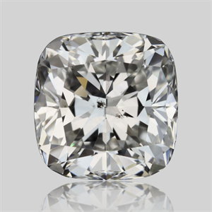 Foto Diamante Natural 0.70 quilates, Del cojín , Color G, claridad SI2 y certificado GIA de