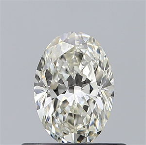 Picture of Natural Diamond 0.50 Carats, Oval with  Cut, J Color, VVS2 Clarity and Certified by GIA