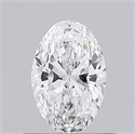 Diamante Natural 0.50 quilates, Ovalado , Color D, claridad VS1 y certificado GIA