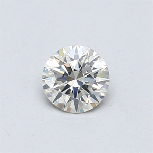 Foto Diamante Natural 0.40 quilates, Redondo , Color J, claridad SI2 y certificado GIA de