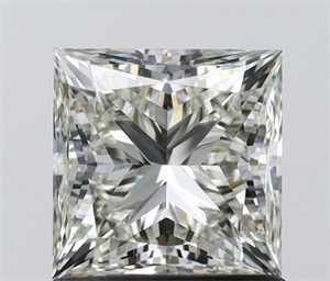 Picture of Natural Diamond 1.15 Carats, Princess with  Cut, I Color, VVS2 Clarity and Certified by IGI