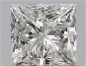 Diamante Natural 0.40 quilates, Princesa , Color H, claridad VVS1 y certificado GIA
