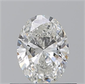 Natural Diamond 0.50 Carats, Oval with  Cut, G Color, VVS1 Clarity and Certified by GIA