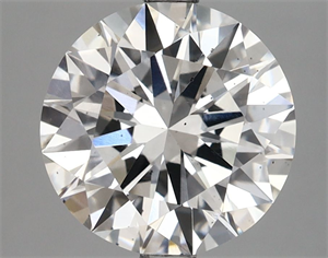 Picture of Lab Grown Diamond 3.01 Carats, Round with Ideal Cut, E Color, SI1 Clarity and Certified by IGI