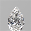 Diamante Natural 0.70 quilates, De pera , Color E, claridad SI1 y certificado GIA