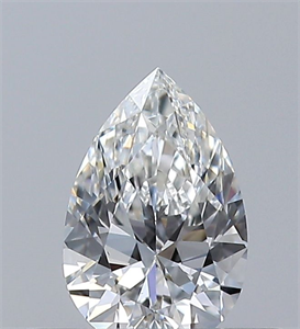 Foto Diamante Natural 0.30 quilates, De pera , Color G, claridad VS1 y certificado GIA de