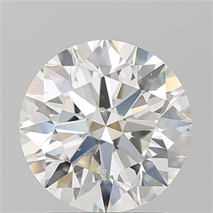 Foto Diamante Natural 2.25 quilates, Redondo , Color J, claridad SI1 y certificado GIA de