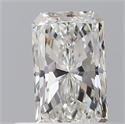 Natural Diamond 0.56 Carats, Radiant with  Cut, G Color, VVS2 Clarity and Certified by GIA