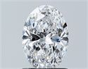Natural Diamond 1.04 Carats, Oval with  Cut, D Color, VS1 Clarity and Certified by GIA