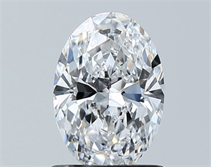 Picture of Natural Diamond 1.04 Carats, Oval with  Cut, D Color, VS1 Clarity and Certified by GIA