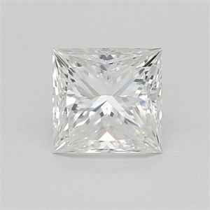 Picture of Natural Diamond 0.70 Carats, Princess with  Cut, H Color, VS1 Clarity and Certified by GIA