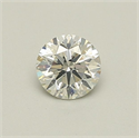 Natural Diamond 0.50 Carats, Round with Very Good Cut, J Color, SI2 Clarity and Certified by GIA