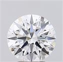 Lab Grown Diamond 3.21 Carats, Round with Ideal Cut, D Color, IF Clarity and Certified by IGI