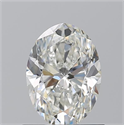 Diamante Natural 0.90 quilates, Ovalado , Color G, claridad VVS2 y certificado GIA