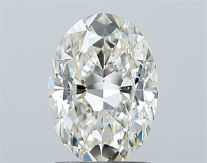 Picture of Natural Diamond 1.52 Carats, Oval with  Cut, J Color, VS2 Clarity and Certified by GIA